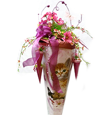 Zuckertüte mit Blumen © Barbaras Dekoservice