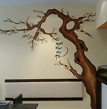Wandmalerei -Baum- © Barbaras Dekoservice